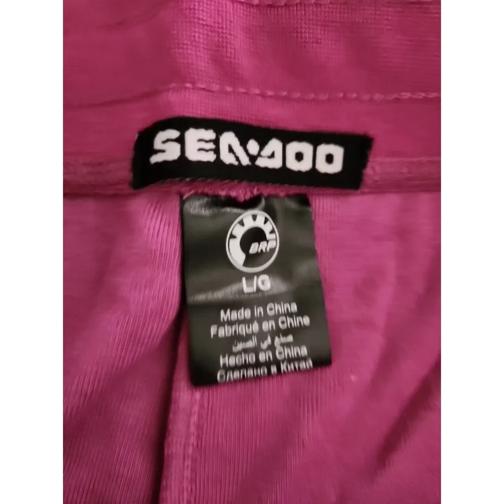 Sea-Doo Women's Shorty Terry Violet Shorts Size Large NWT Cozy Comfort Laid Back